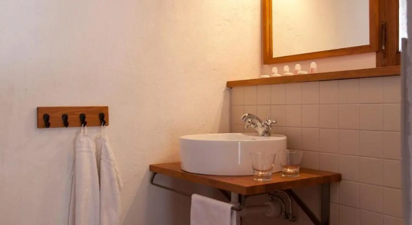 Langley Hotel La Vieille Ferme Badezimmer