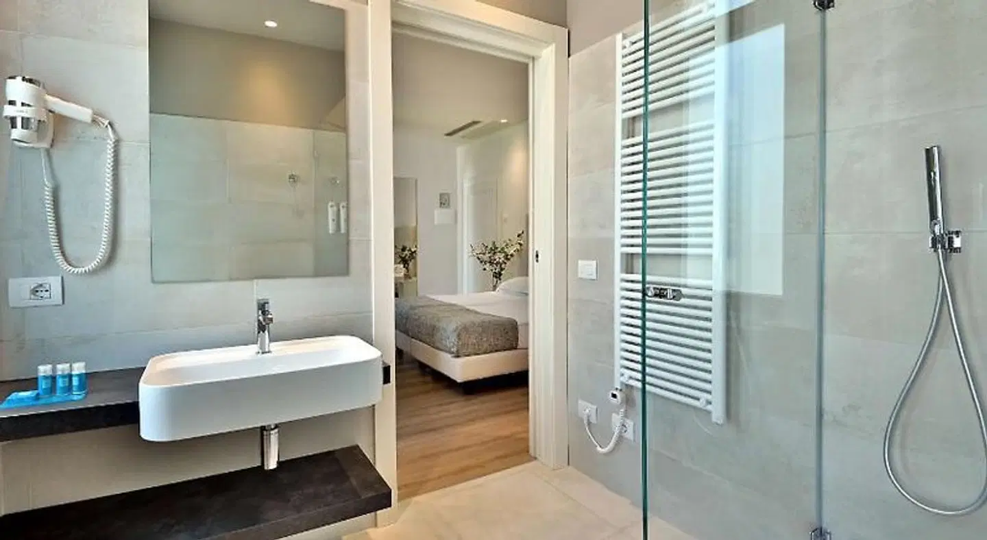 Hotel Monte Baldo e Villa Acquarone Badezimmer