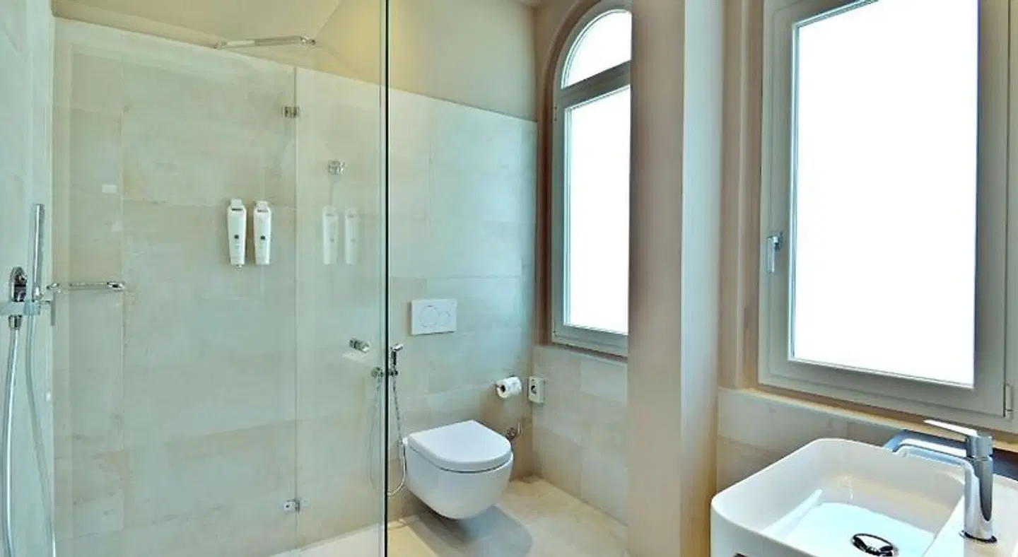 Hotel Monte Baldo e Villa Acquarone Badezimmer