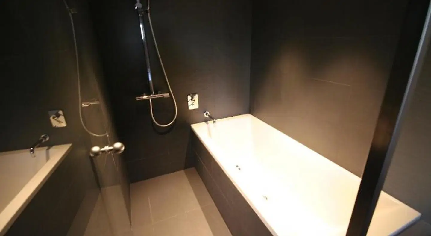 Hotel Mas Oliveres Pla De Palau Badezimmer