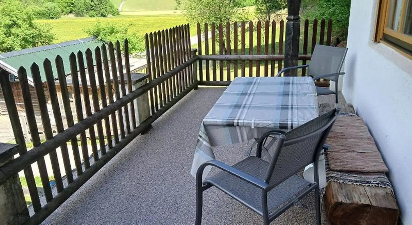 Cafe-Pension Dörfl Terrasse