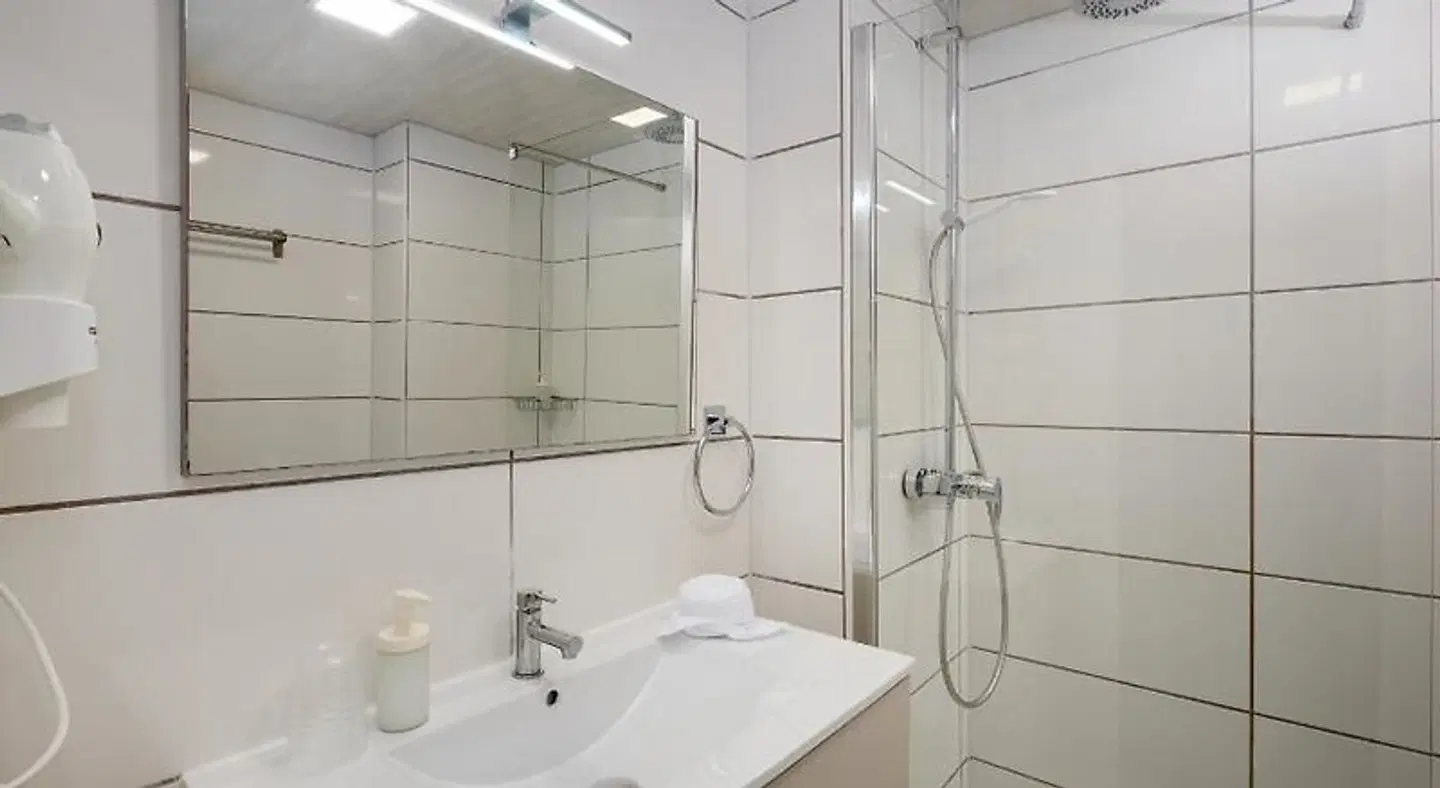 Orange Colom Badezimmer