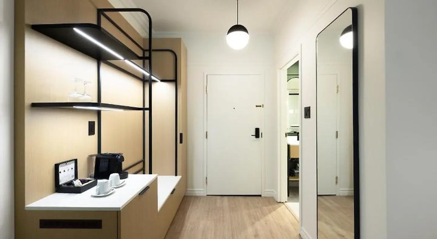 Auberge de la Montagne Coupée Badezimmer