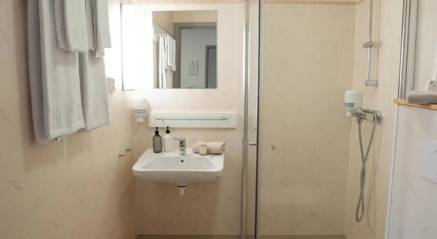 Bjugn Hotell Badezimmer