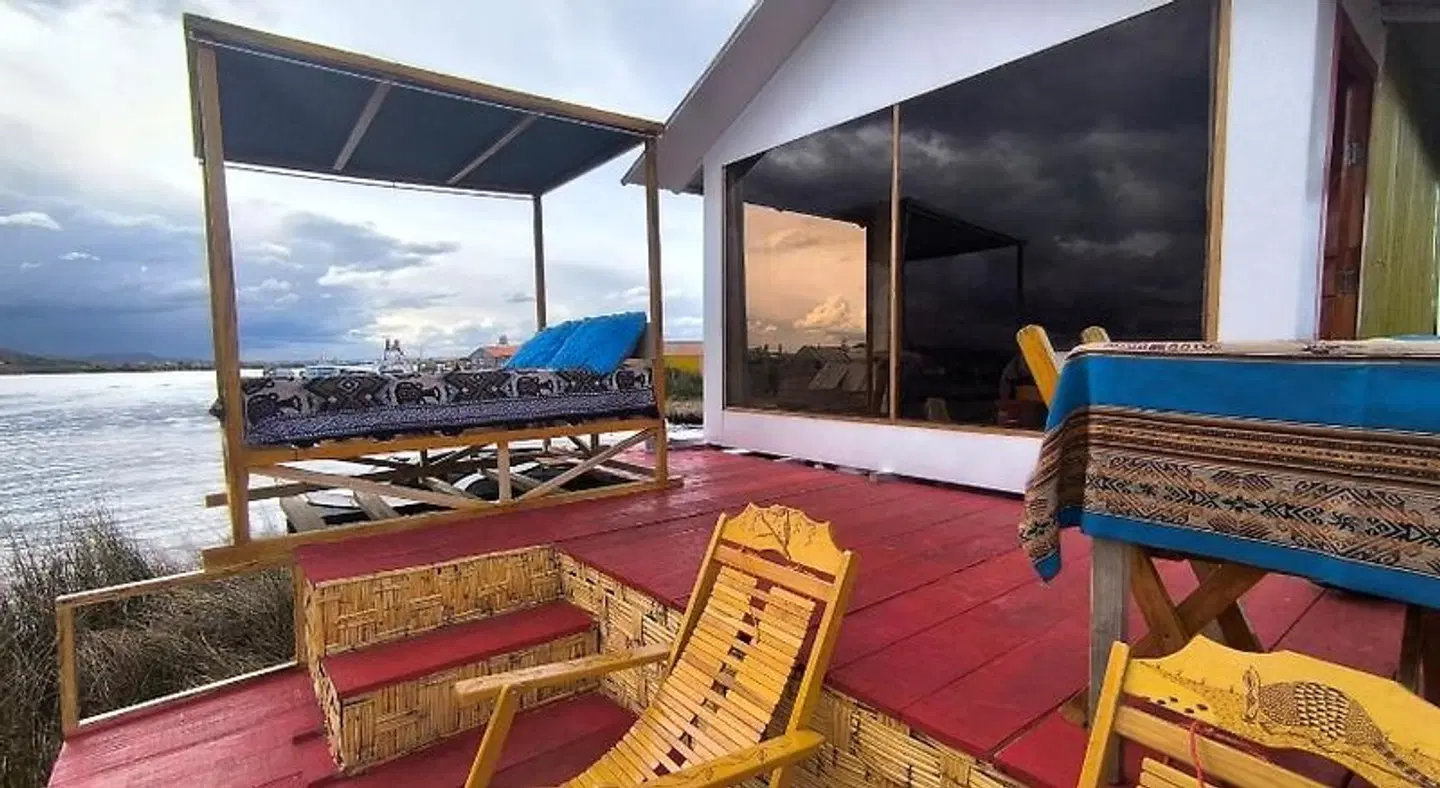 Uros Quechua Lodge Terrasse