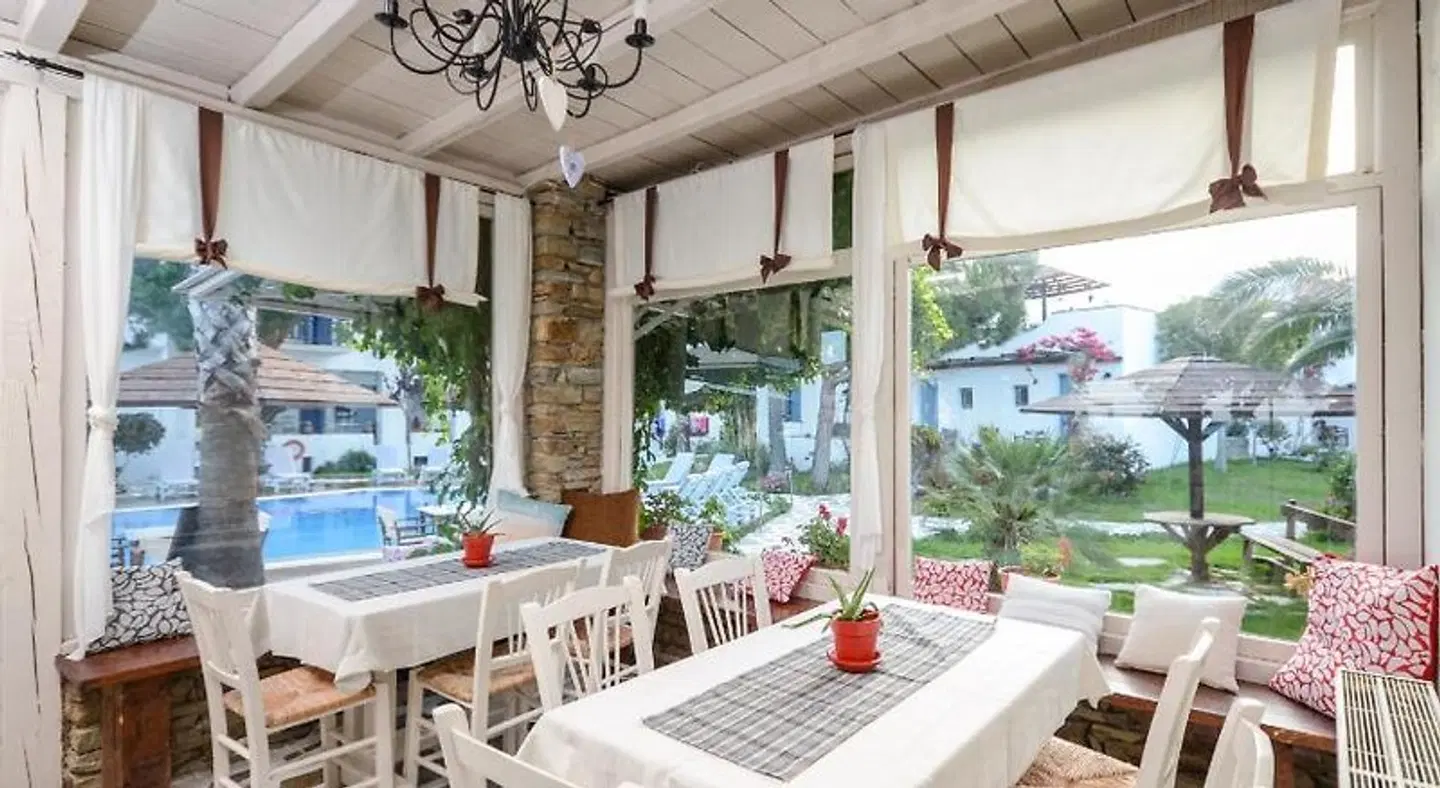 Alkyoni Beach Hotel Terrasse