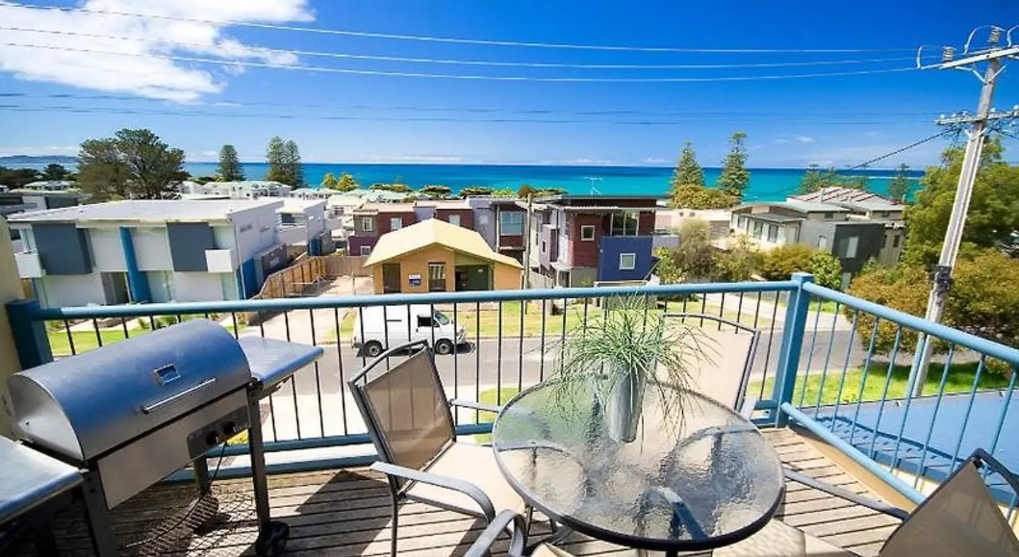 Lorne Ocean Sun Apartments Terrasse