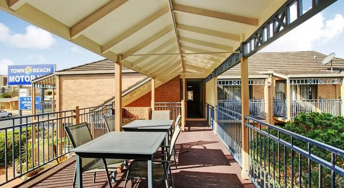 Town Beach Motor Inn Port Macquarie Terrasse
