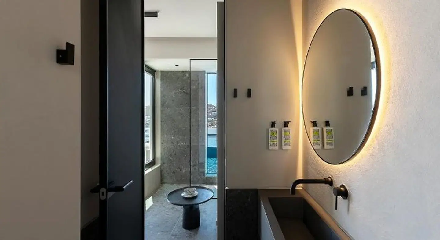 Cubic Hotel Badezimmer