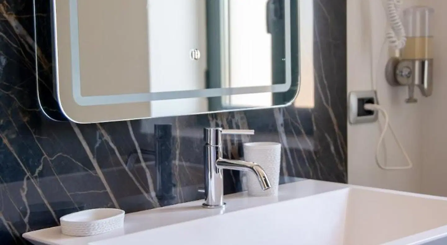 Hotel Ristorante Europa Badezimmer