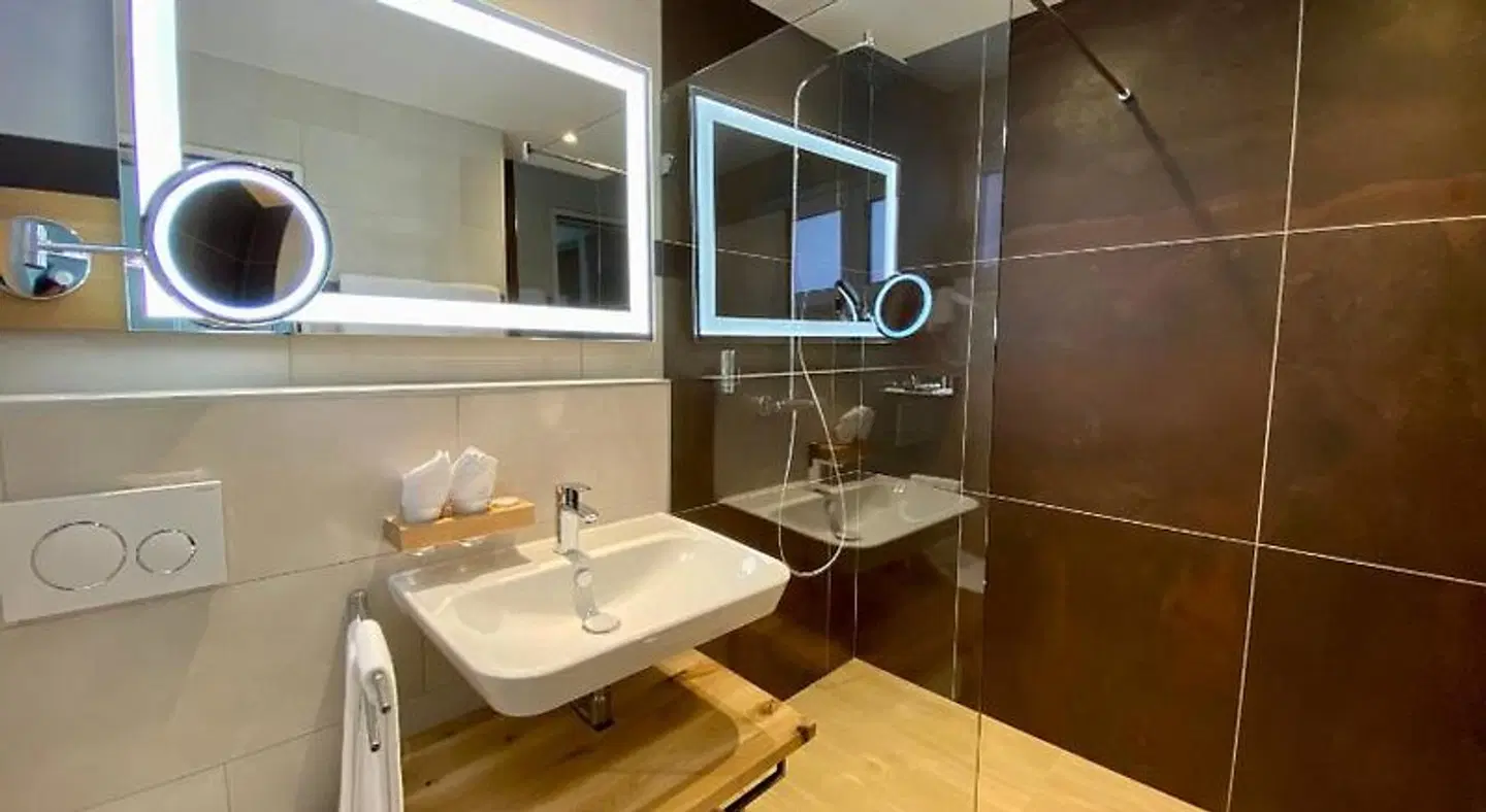 Hotel La Campagnola Badezimmer