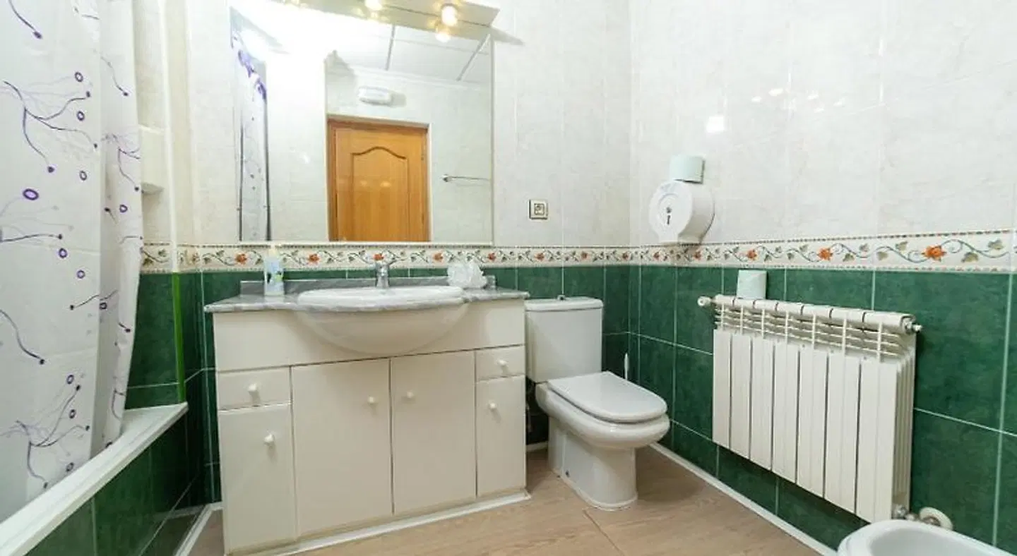 Hostal Los Rosales Badezimmer