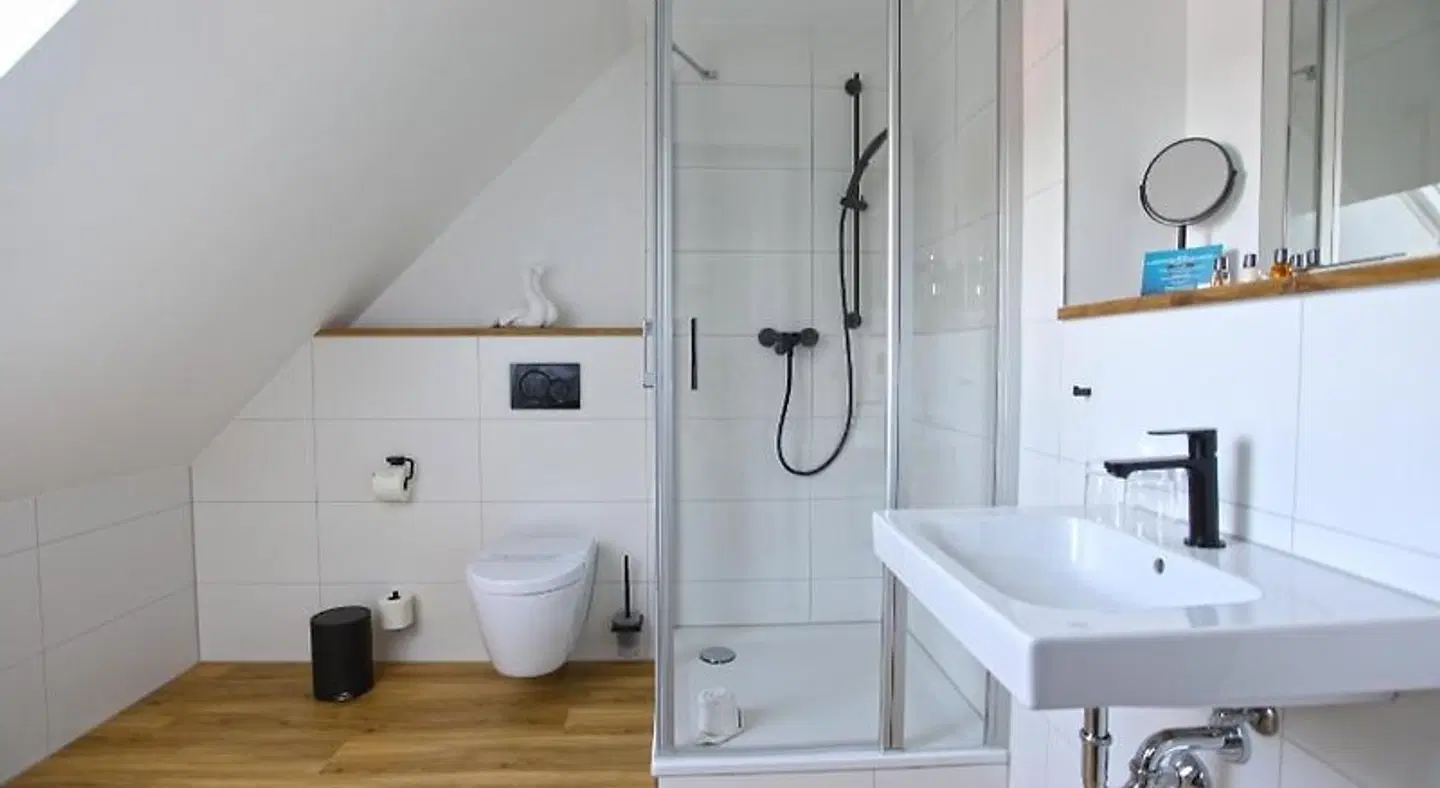 Sandbank Hotel & Appartements Lubmin Badezimmer