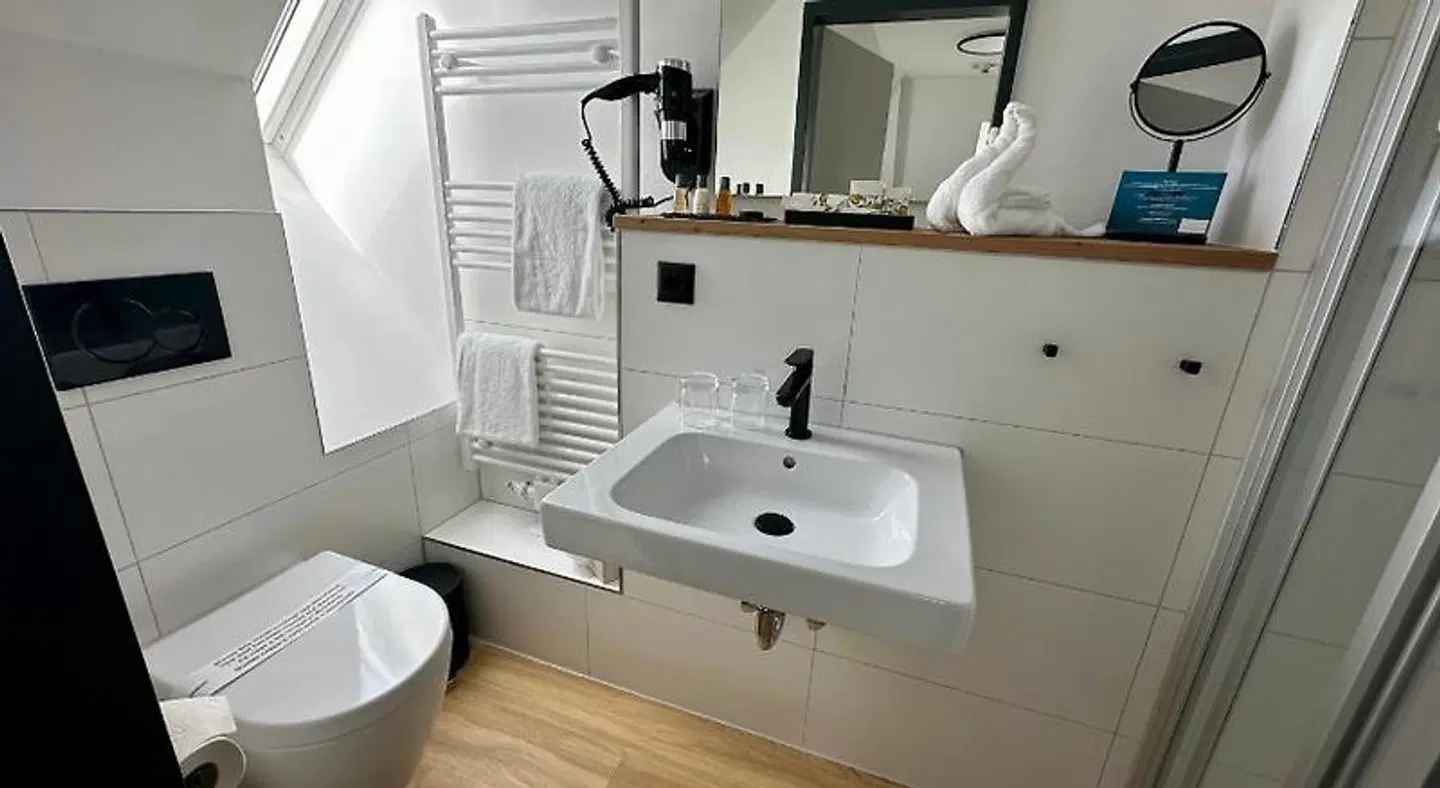 Sandbank Hotel & Appartements Lubmin Badezimmer