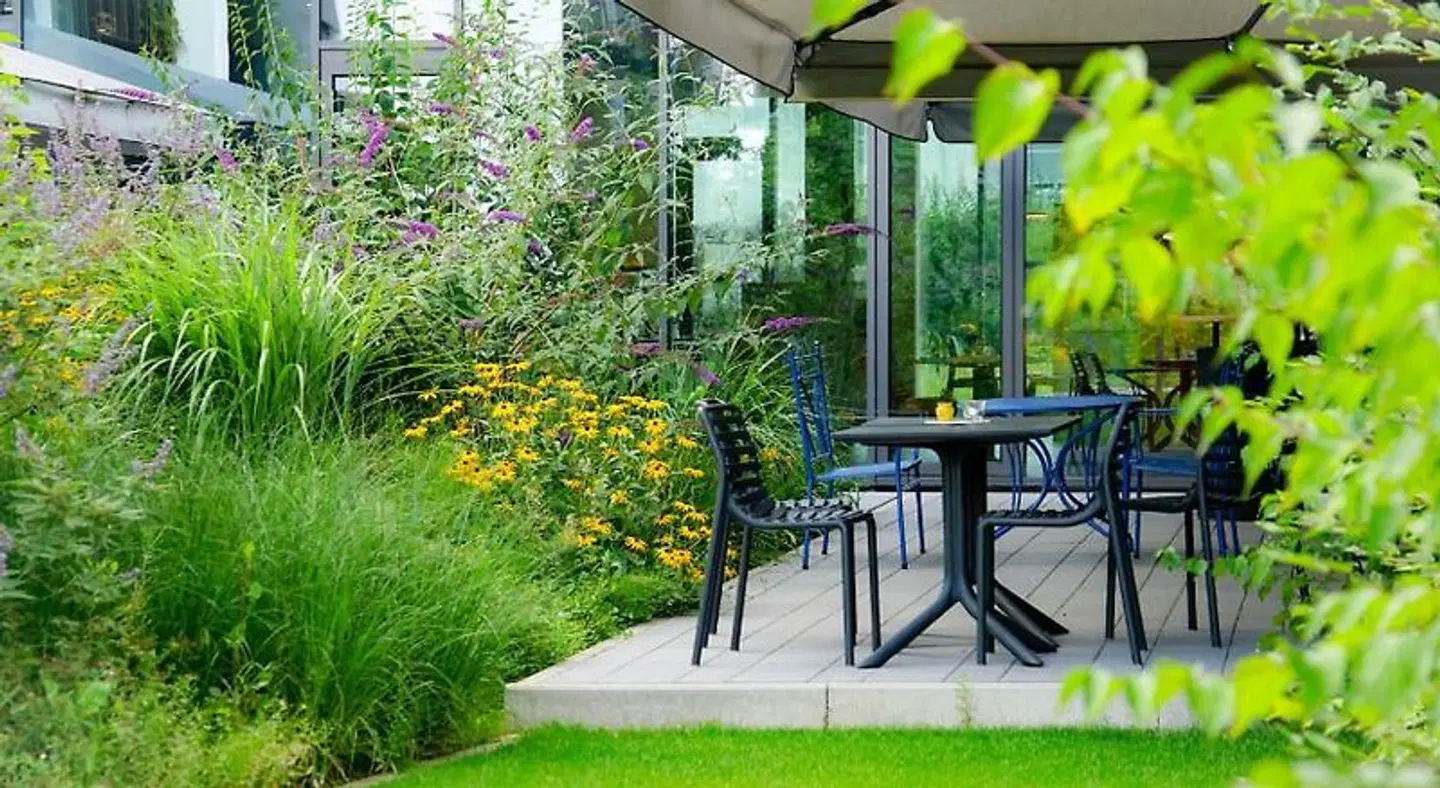 mightyTwice Hotel Achern Terrasse