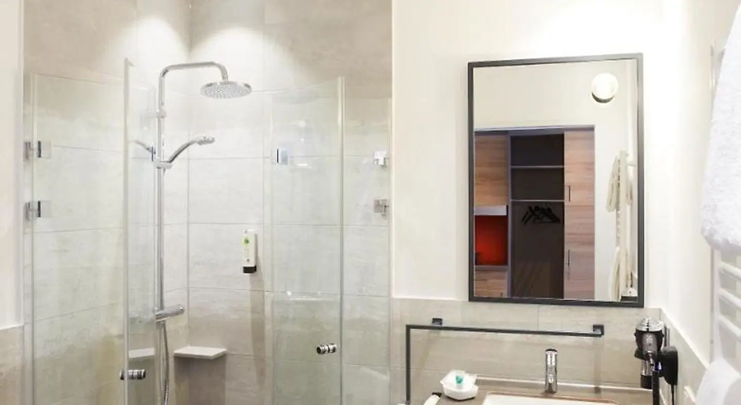 Restaurant & Hotel Wilder Mann Badezimmer