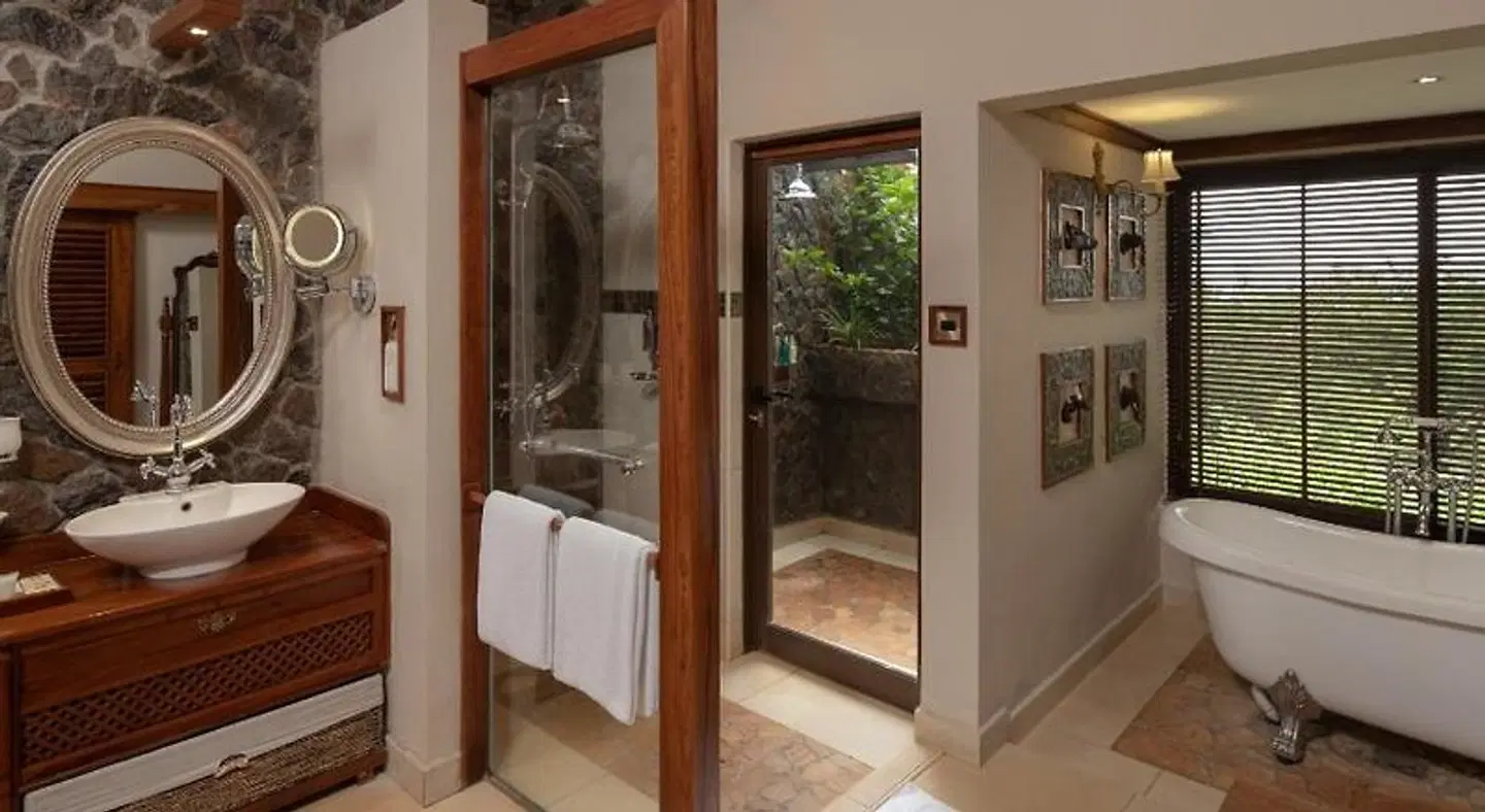 Ngorongoro Oldeani Mountain Lodge Badezimmer