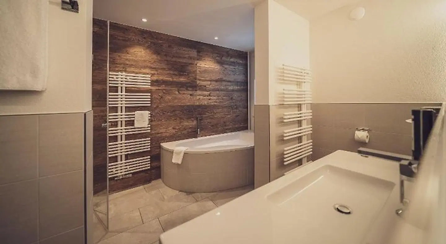 Mountain Plaza Hotel Badezimmer