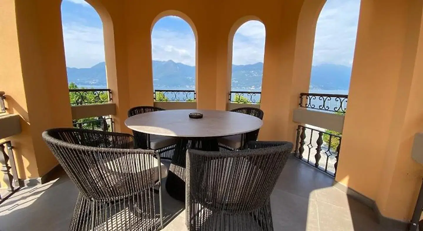 Camin Hotel Luino Terrasse