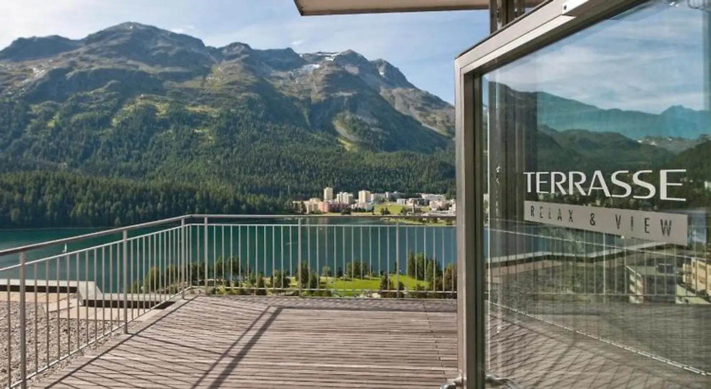 Hotel Schweizerhof St.Moritz Terrasse