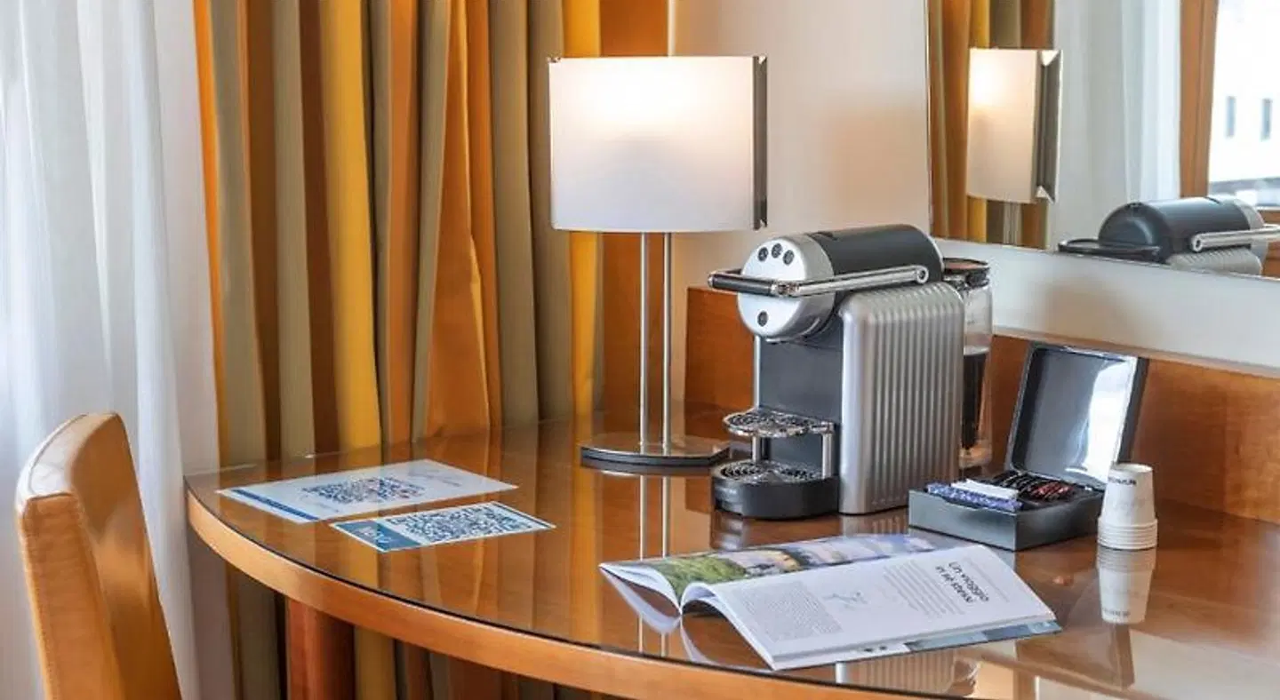 Hotel Delfino Lugano Badezimmer