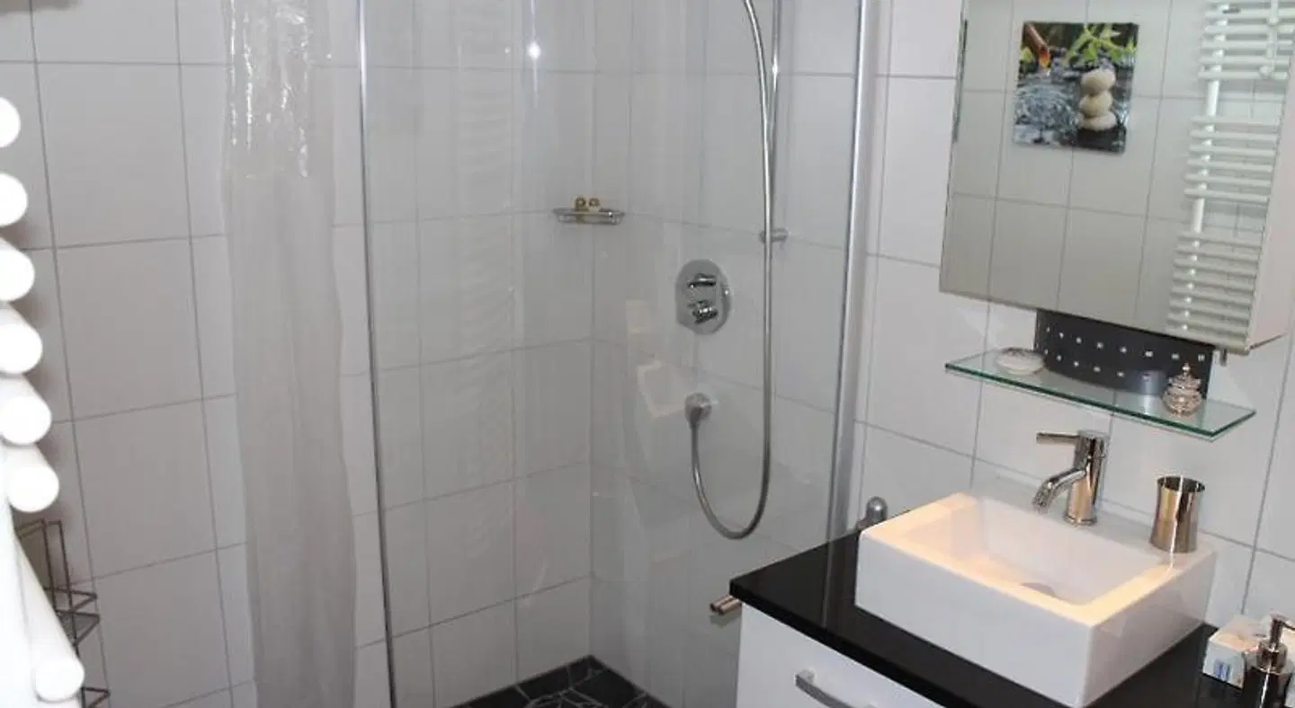 Chambres d'hôtes - Les Petites Chambres de la Bleue Maison Badezimmer