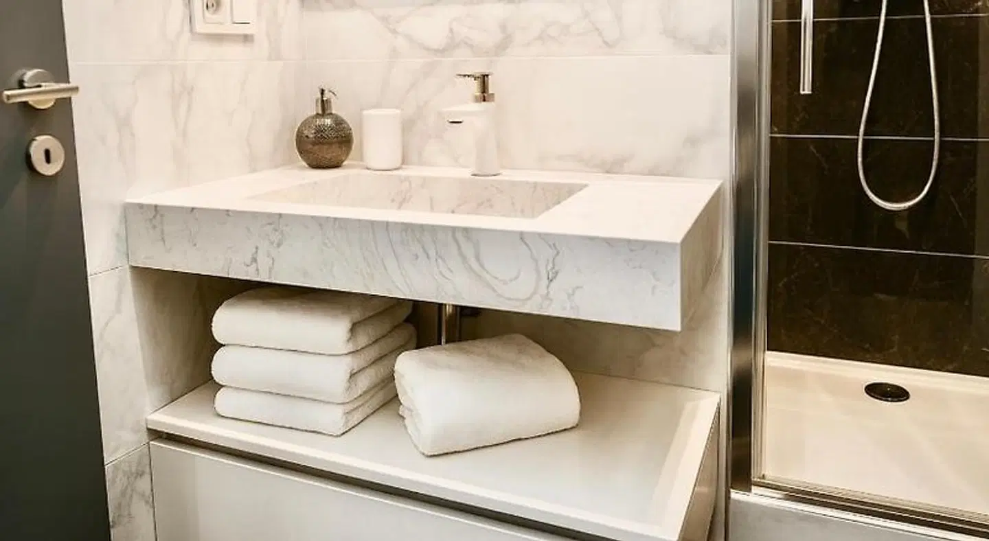 LIFE CATHEDRALE CITY-Center Place Gutenberg Badezimmer