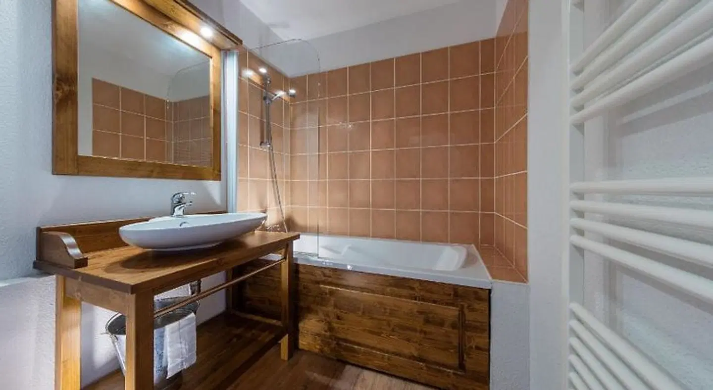 Les Balcons du Viso Badezimmer