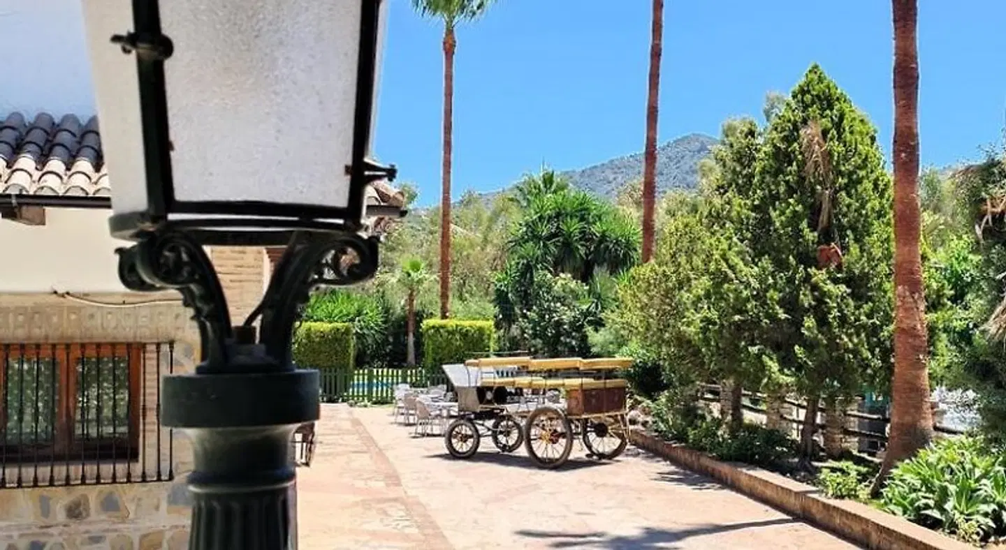 Hotel Hospedería Las Buitreras Garten