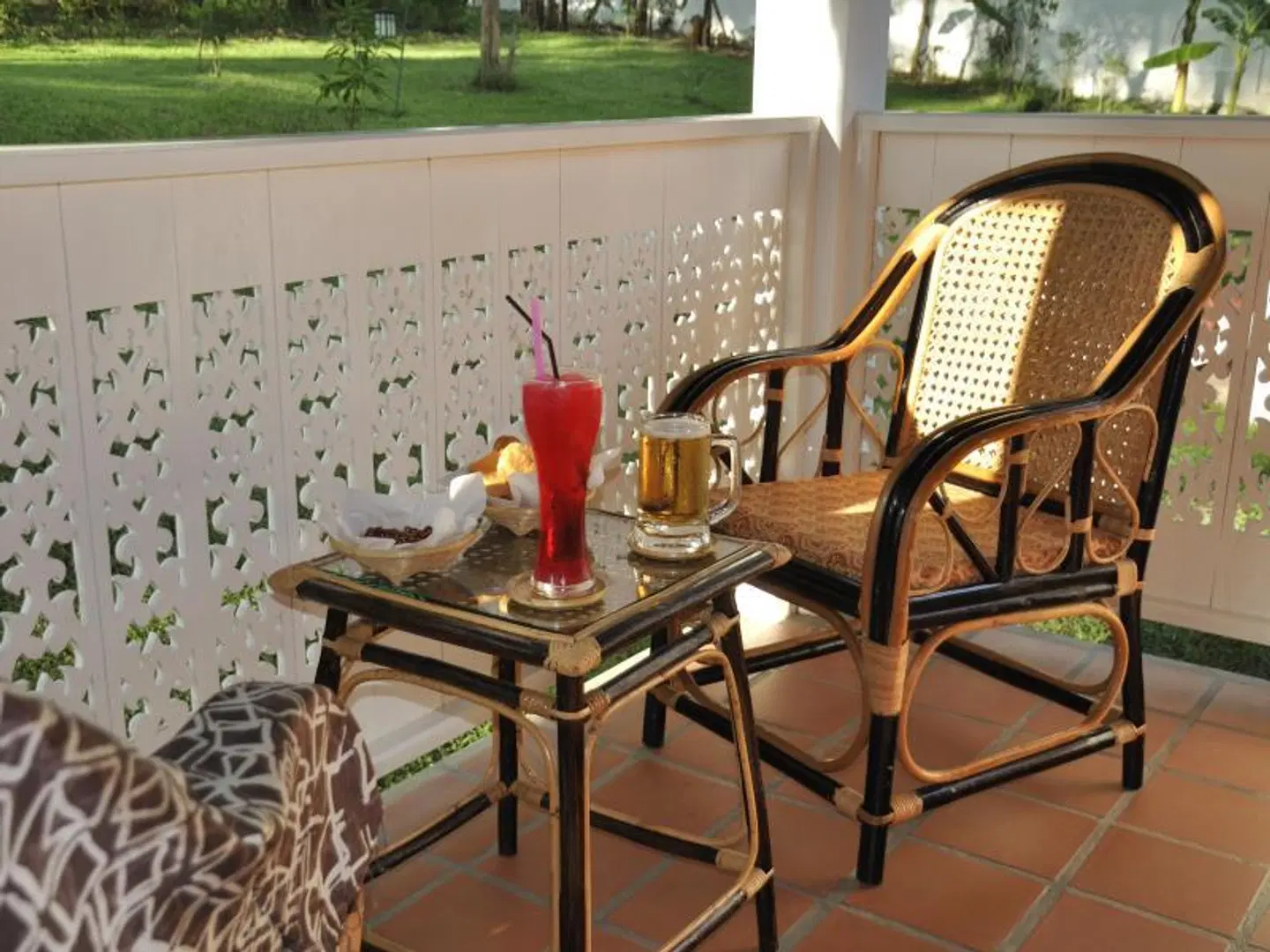 Monoceros Resort Terrasse