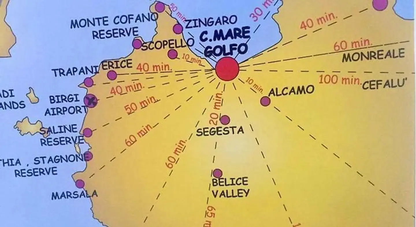 Ai Gradini Landkarte