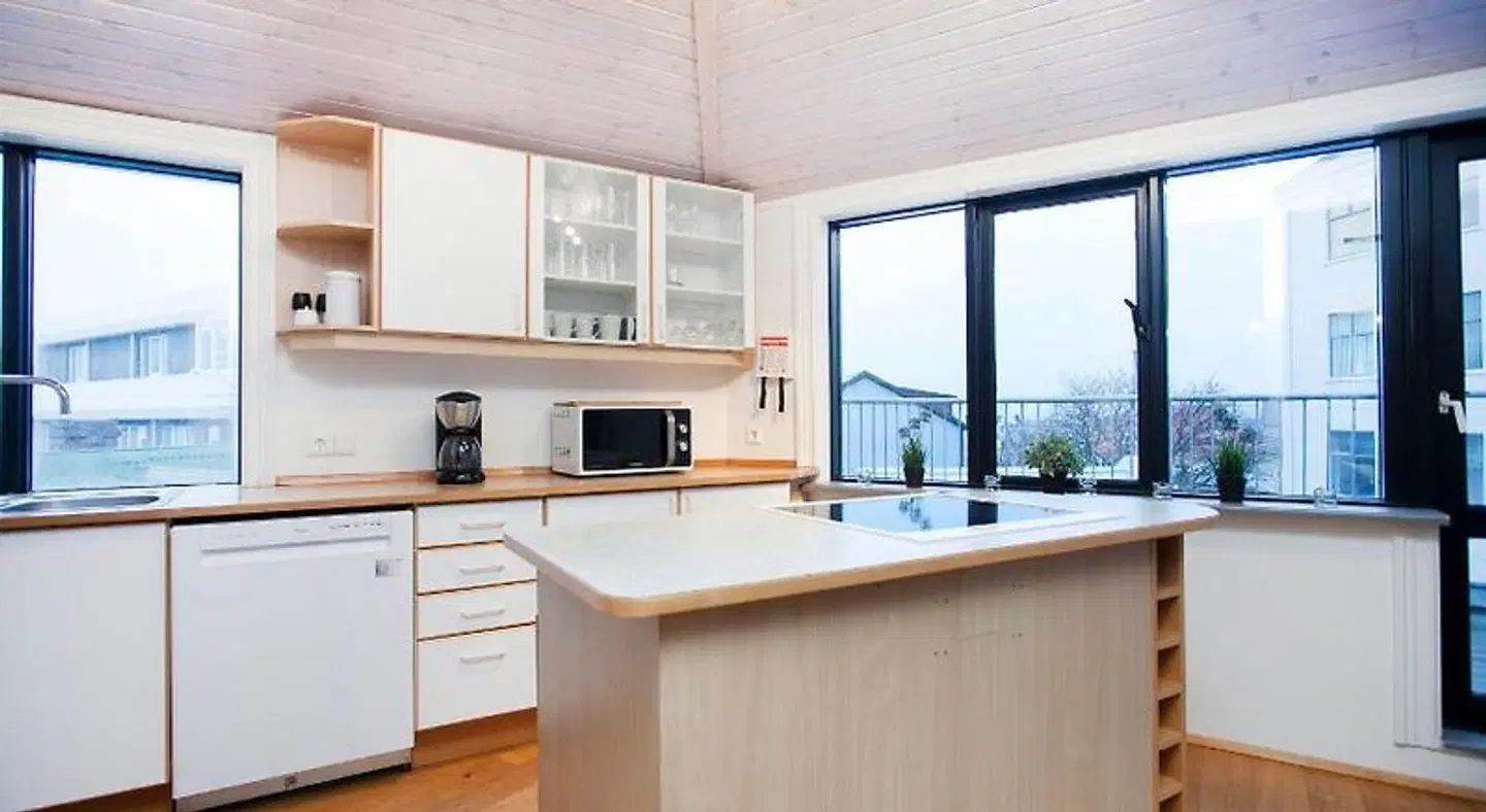 Odinn Reykjavik Skolavordustigur Apartments Badezimmer