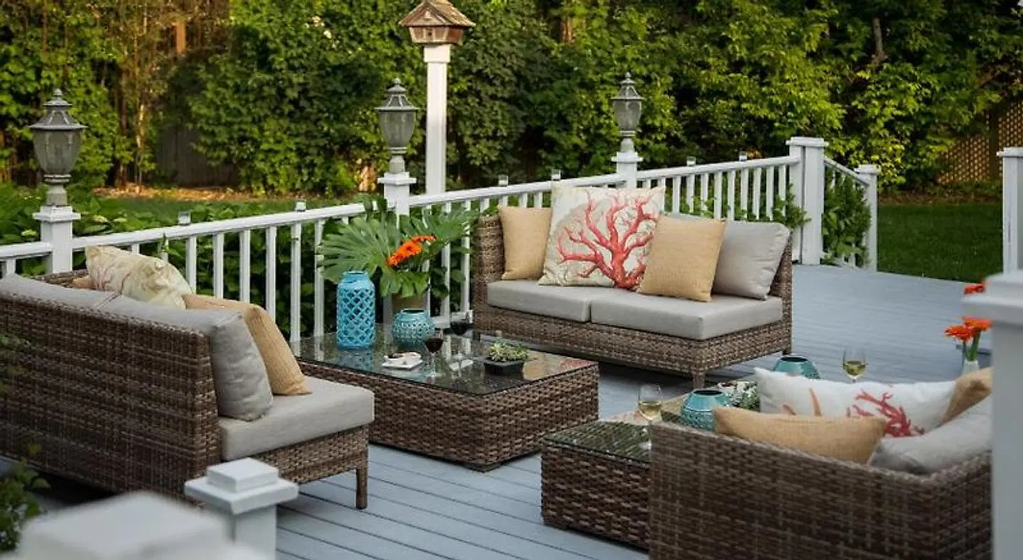 Shelter Island House Terrasse