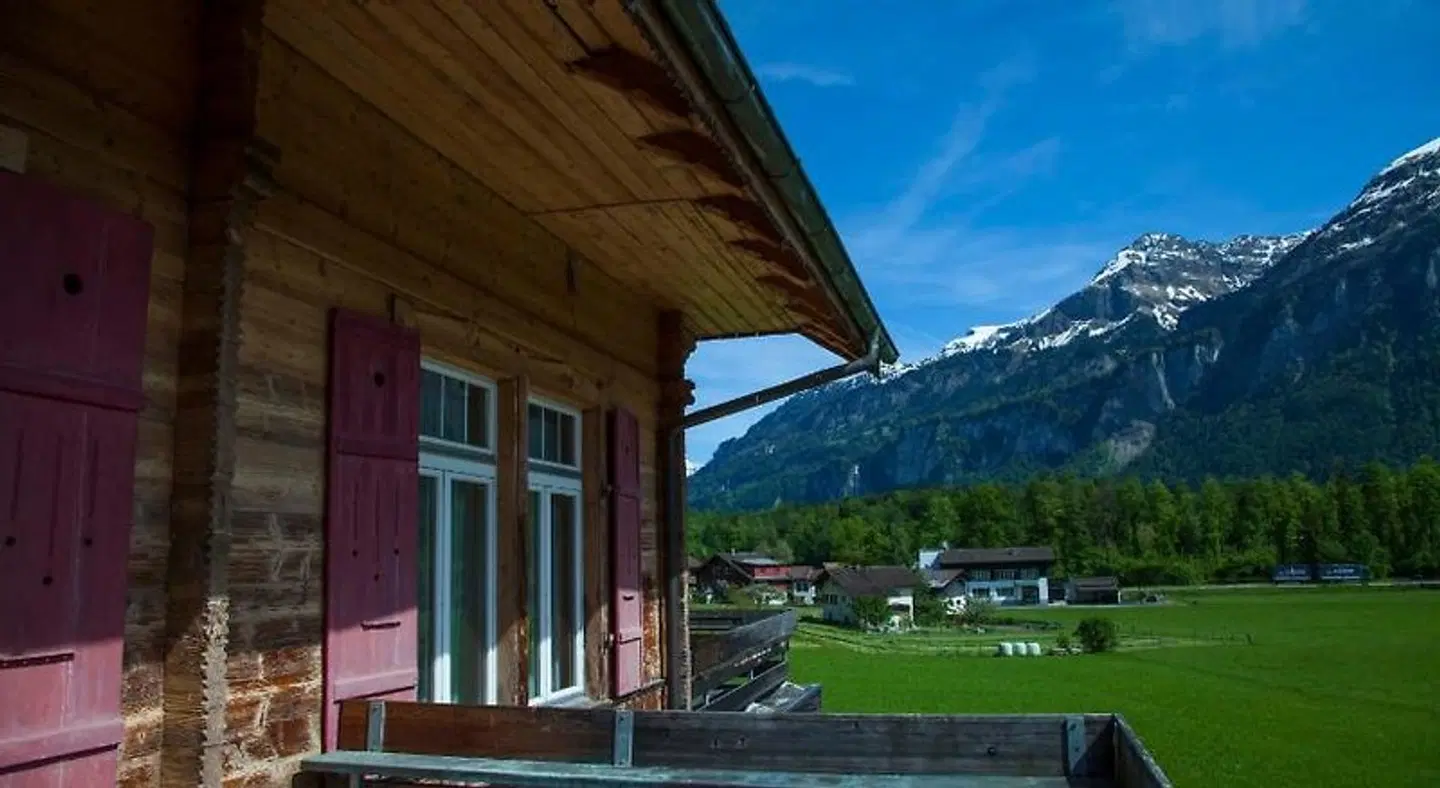 Hotel Alpenrose beim Ballenberg Terrasse