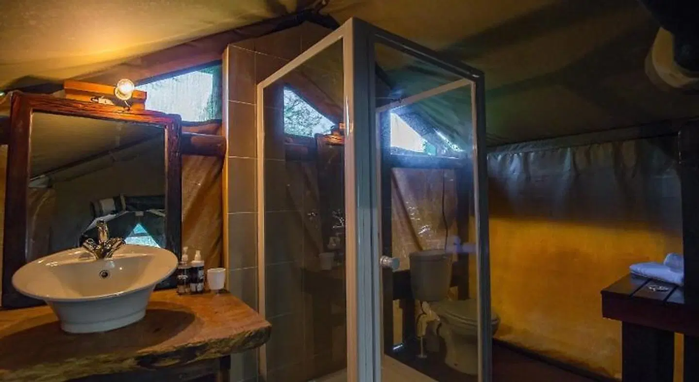 Amadwala Lodge Badezimmer