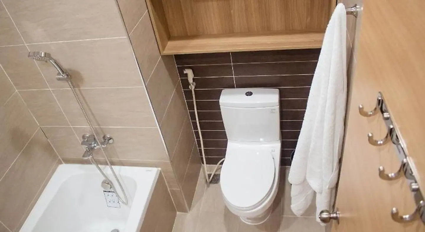 PL Central Apartment Badezimmer