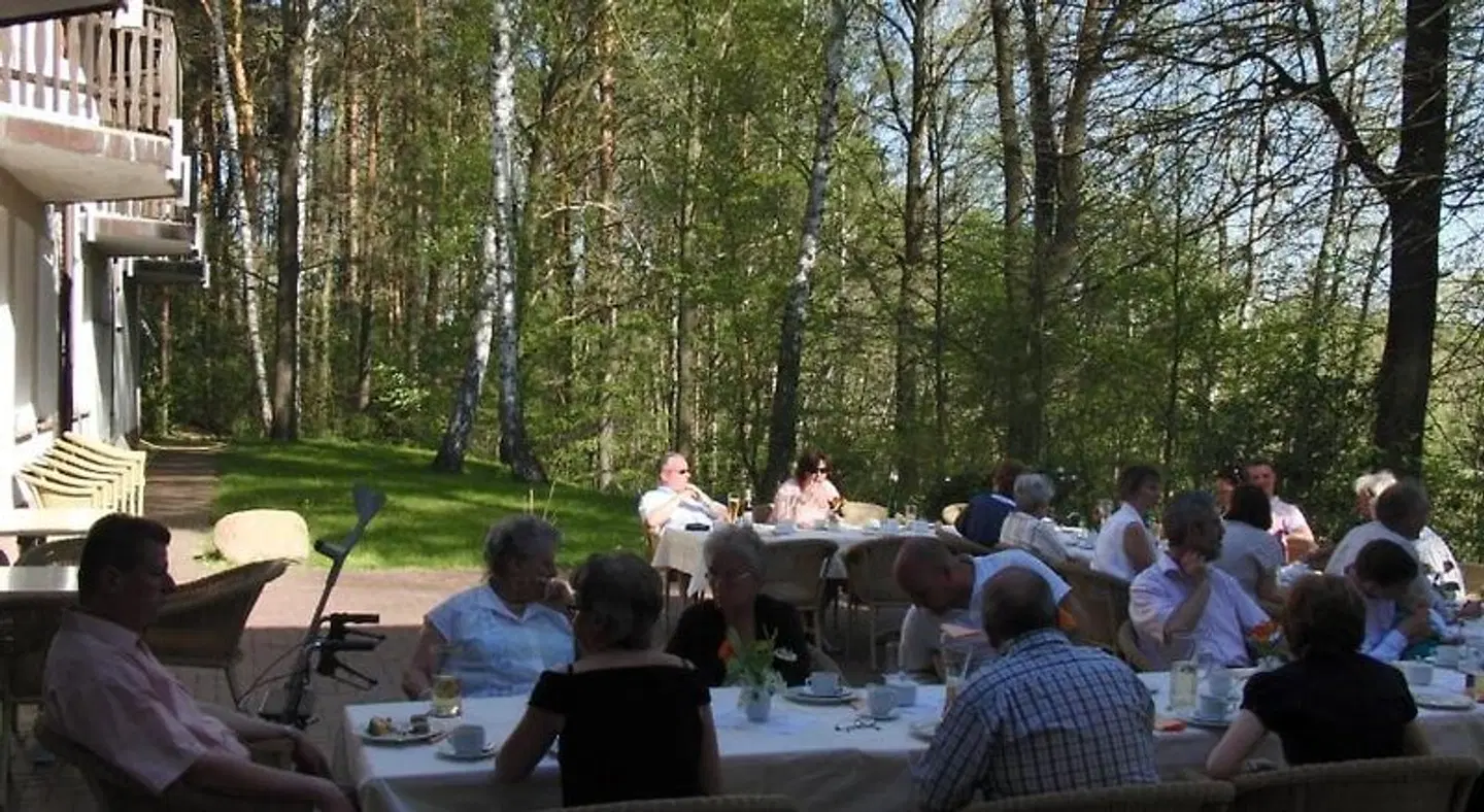 Parkstadthotel Bad Muskau Terrasse