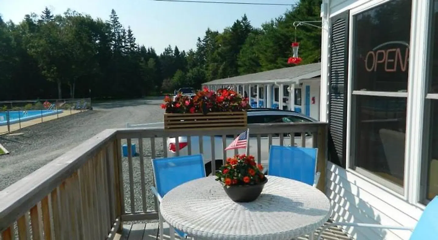 Belle Isle Motel Terrasse