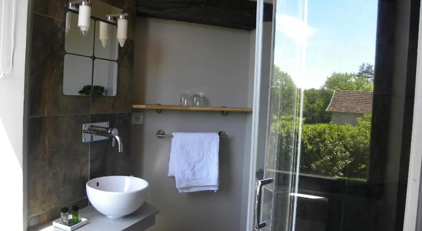 Hotel La Bastie d'Urfé BATHROOM