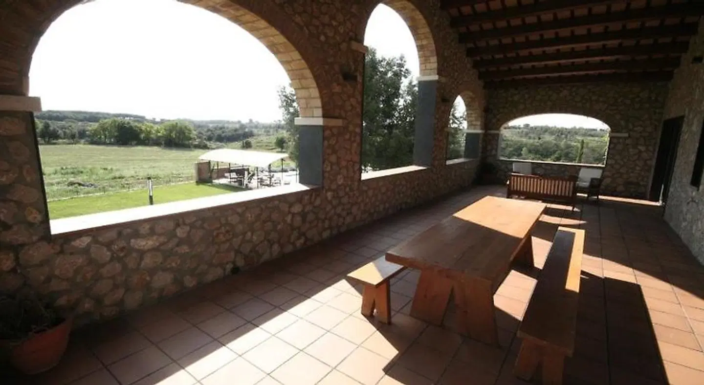 Hotel Mas Oliveres Pla De Palau TERRACE