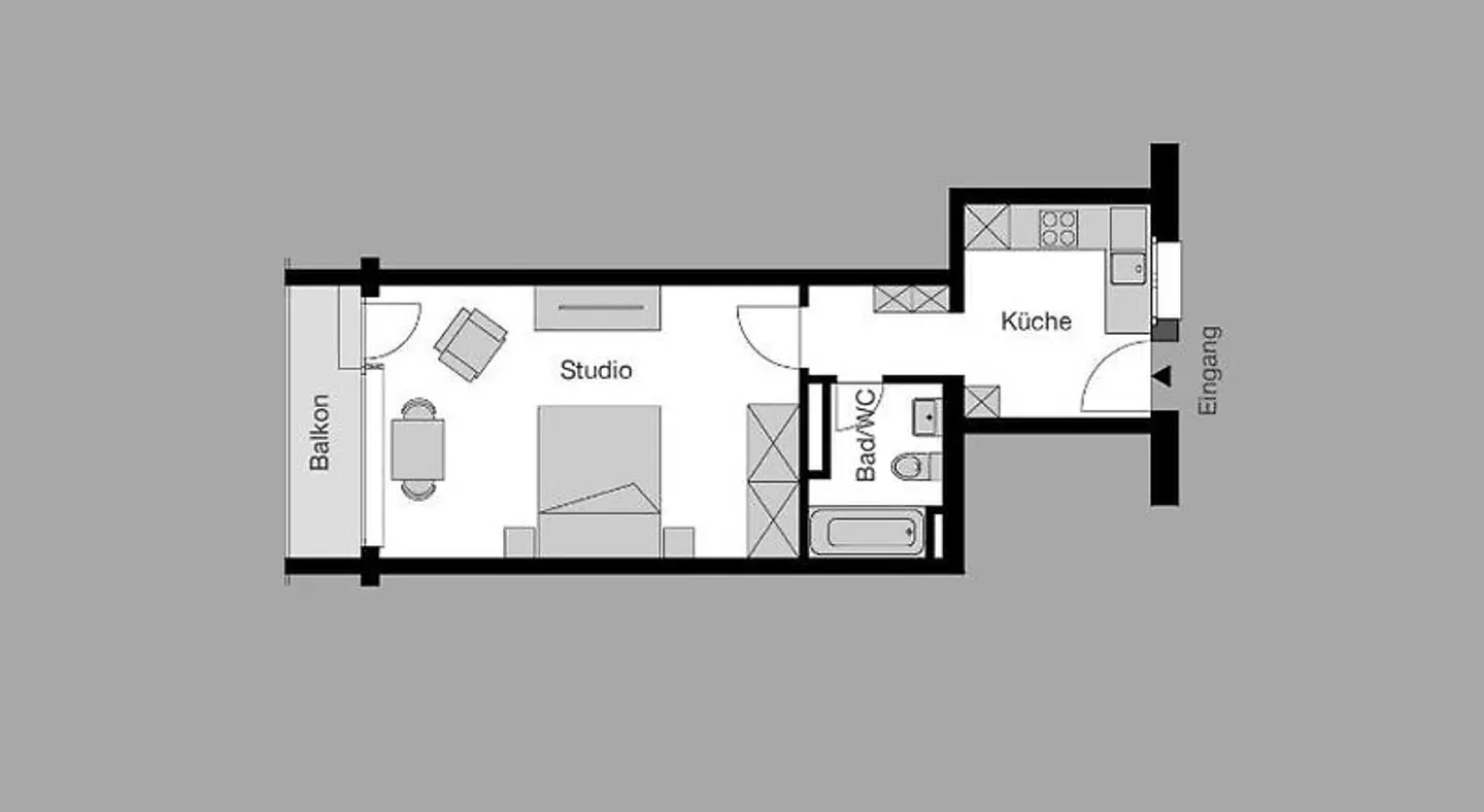 City Stay Furnished Apartments - Forchstrasse MODEL_IMPRESSION