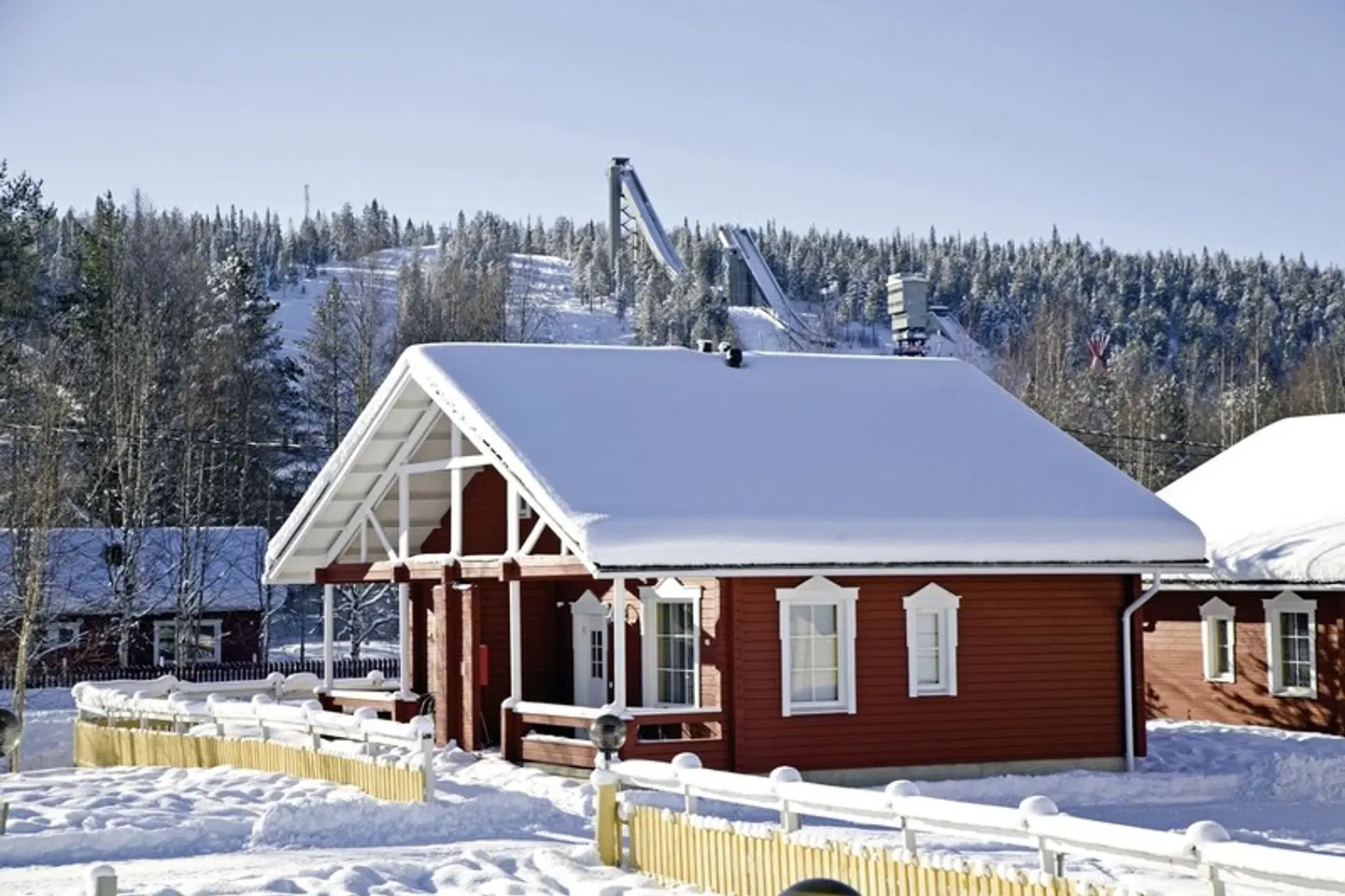 Lapland Hotels Ounasvaara Chalets TERRACE