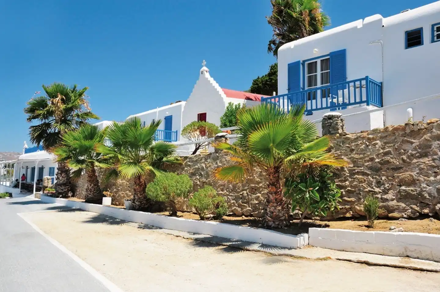 Mykonos Beach Aussenansicht