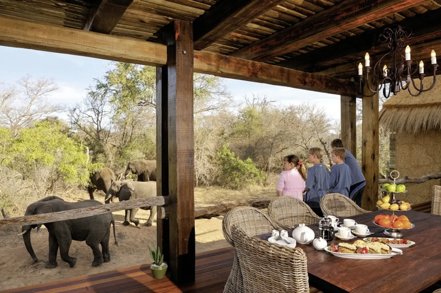 Jabulani Safari Terrasse