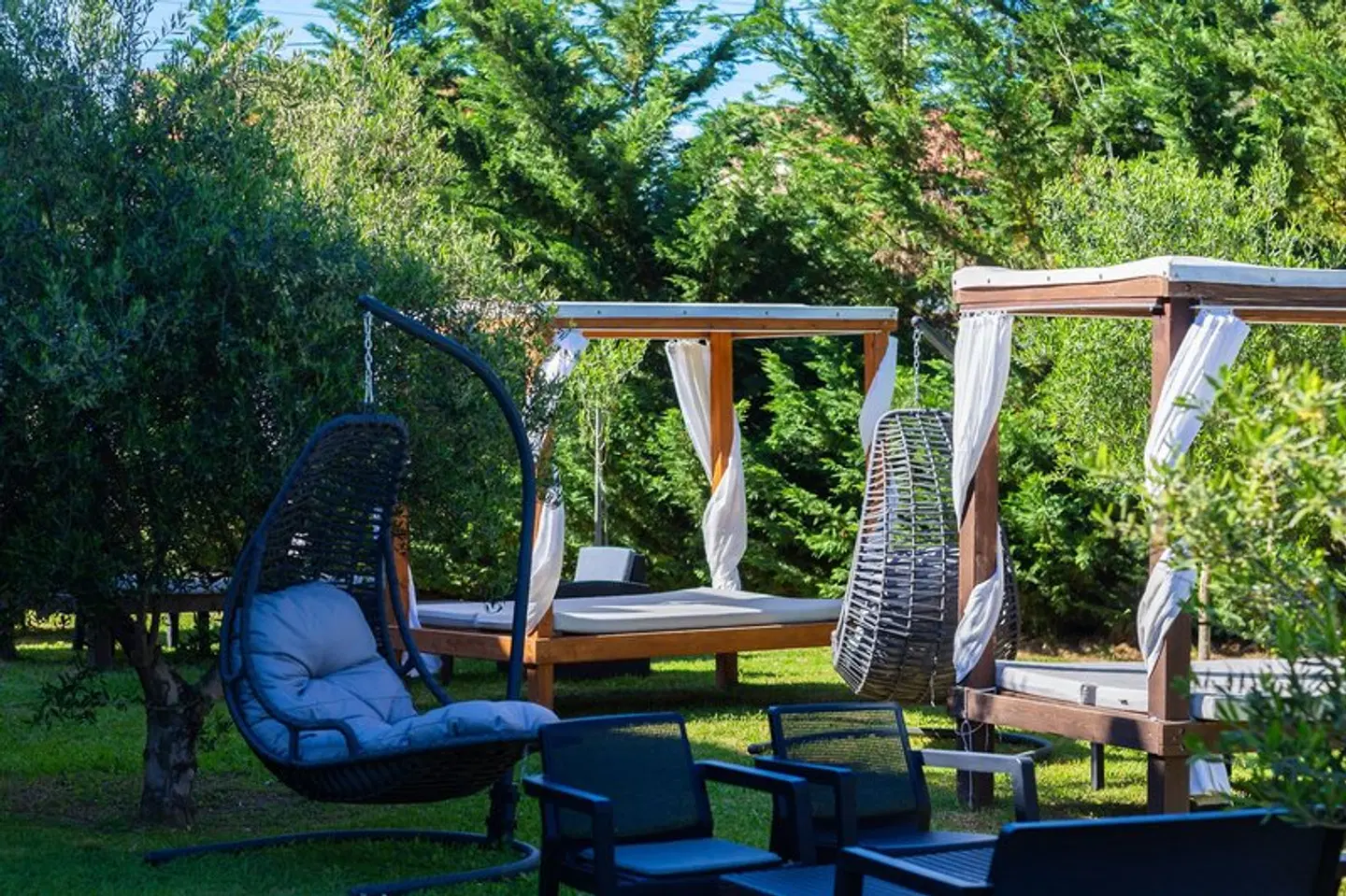 Angela Beach Hotel Terrasse